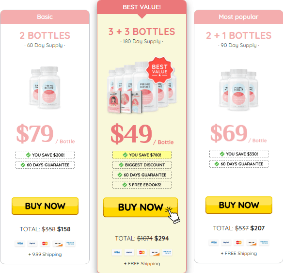 primebiome-pricing-table